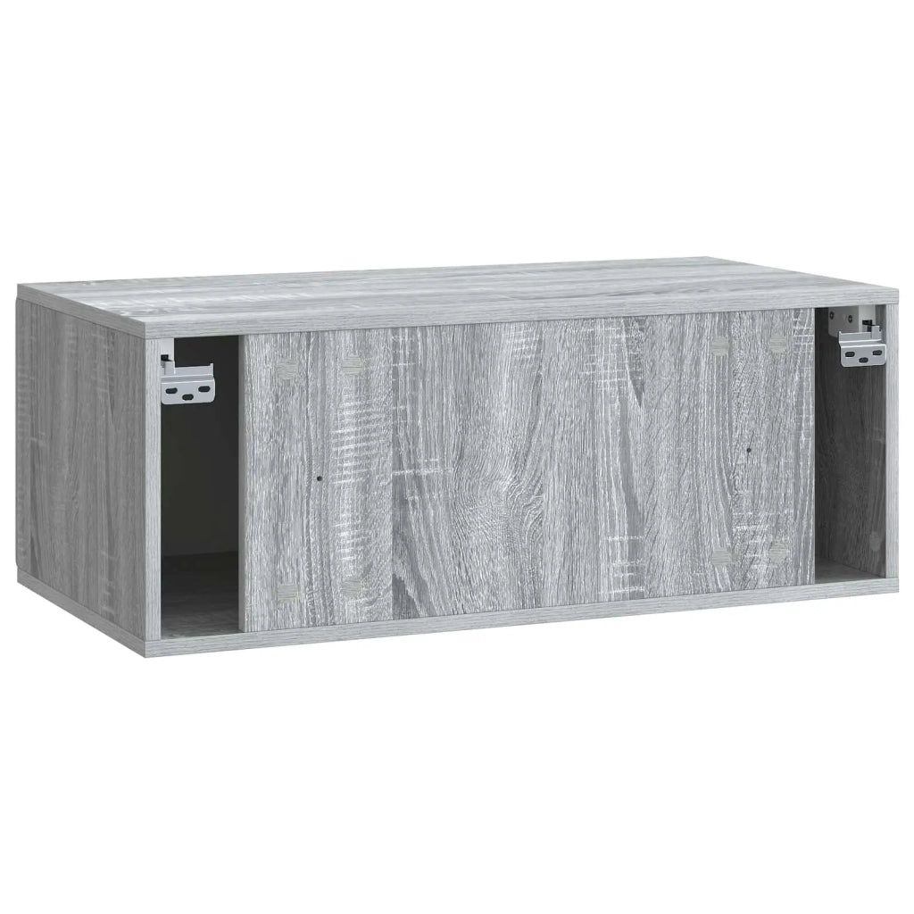 Mobile Porta TV da Muro 78,5 x 41 x 30 cm Sonoma grigio 898351