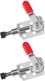 Klem orizzontale da 40 kg - Chiusura rapida a spinta-pull - Materiali Kunststof/Galvanizzato Acciaio - Duratura - Adatto per lavorazione del legno - Klem da banco