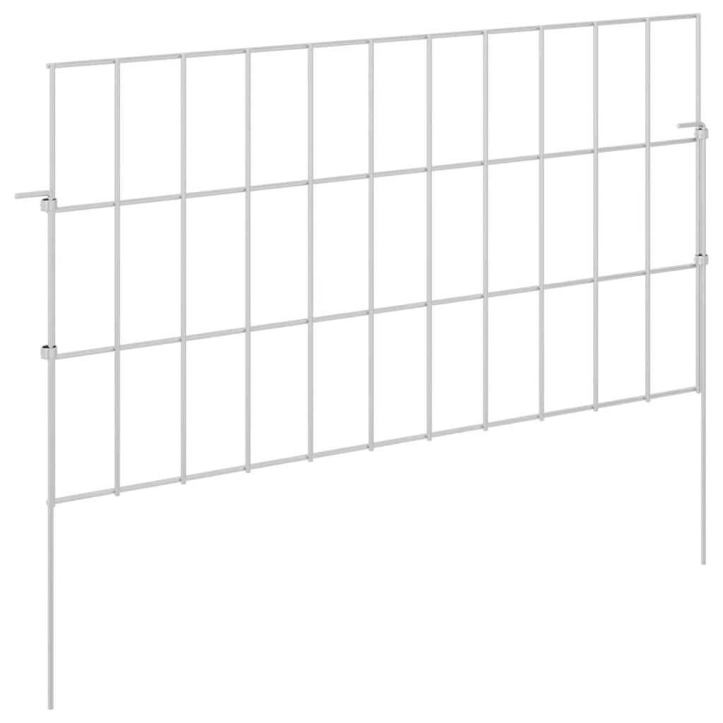 Recinzione da Giardino con Picchetti 48 pcs 55 x 30 cm Mesh 42042957