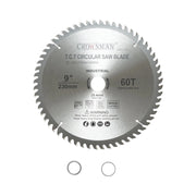 Disco circolare widia per legno 230x25,4mm, max. velocità. 6600 giri/min, 60 denti, Crownman industriale