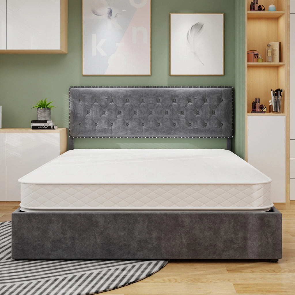 Materasso a Molle Insacchettate 160x200 cm Spessore 23 cm con Schiuma Memory e Rivestimento Traspirante 3D