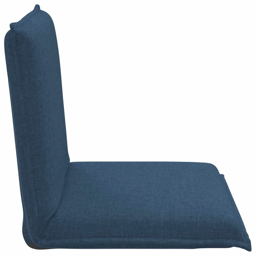 Sedia a pavimento regolabile Blu Tessuto