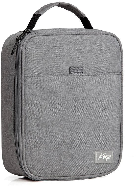 Etui grande, 54 contenitori etui etui per studenti, ufficio, arte, organizzatore di pennarelli custodia di materiali scolastici con 2 strati rimovibili antracite grigio