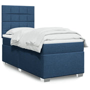 Giroletto a Molle con Materasso Blu 90x190 cm in Tessuto 3292649