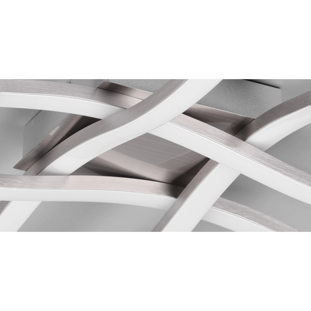 PLAFONIERA LED 4 ROUTE 5W 46X46CM 4000K NICHEL