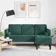 Set di divani con cuscino Verde Scuro Poliestere 42001927