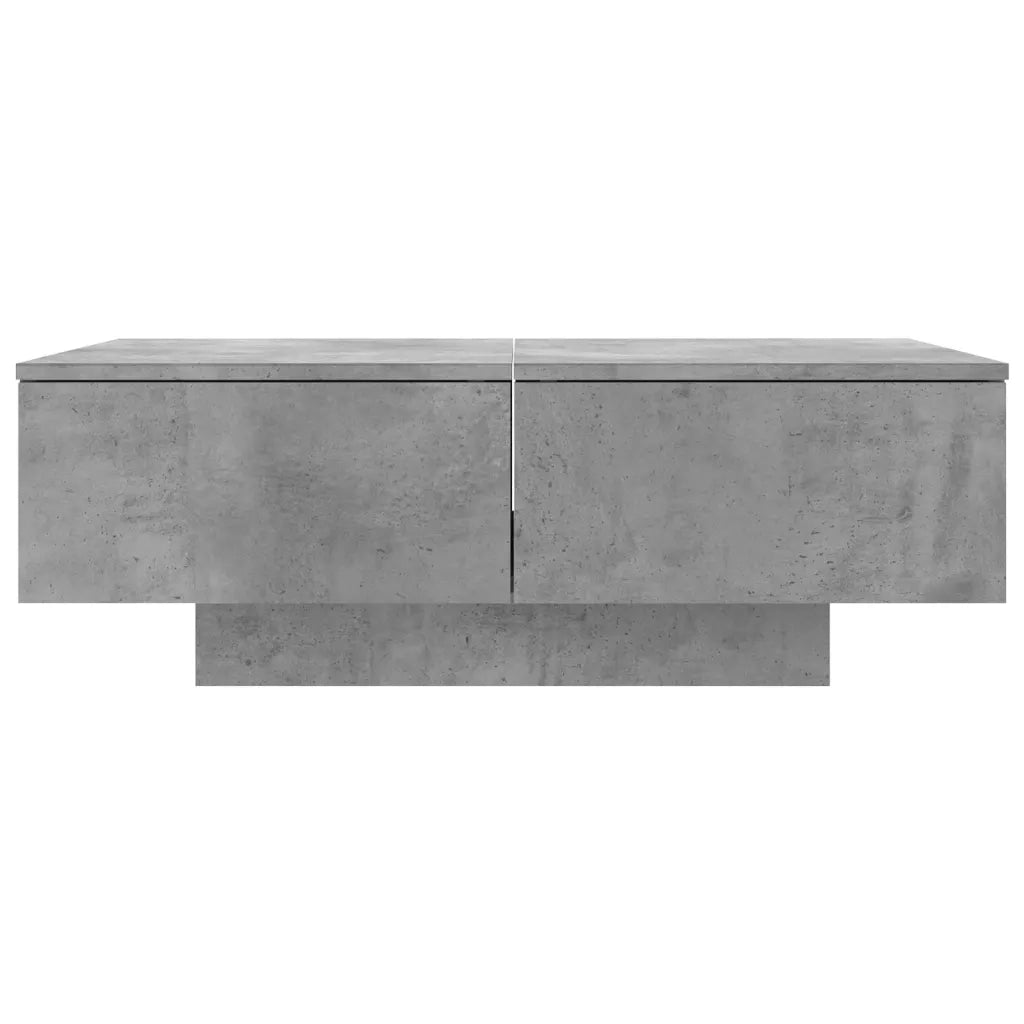 Tavolino da Salotto Grigio 90x60x31 cm in Truciolato cod mxl 10034