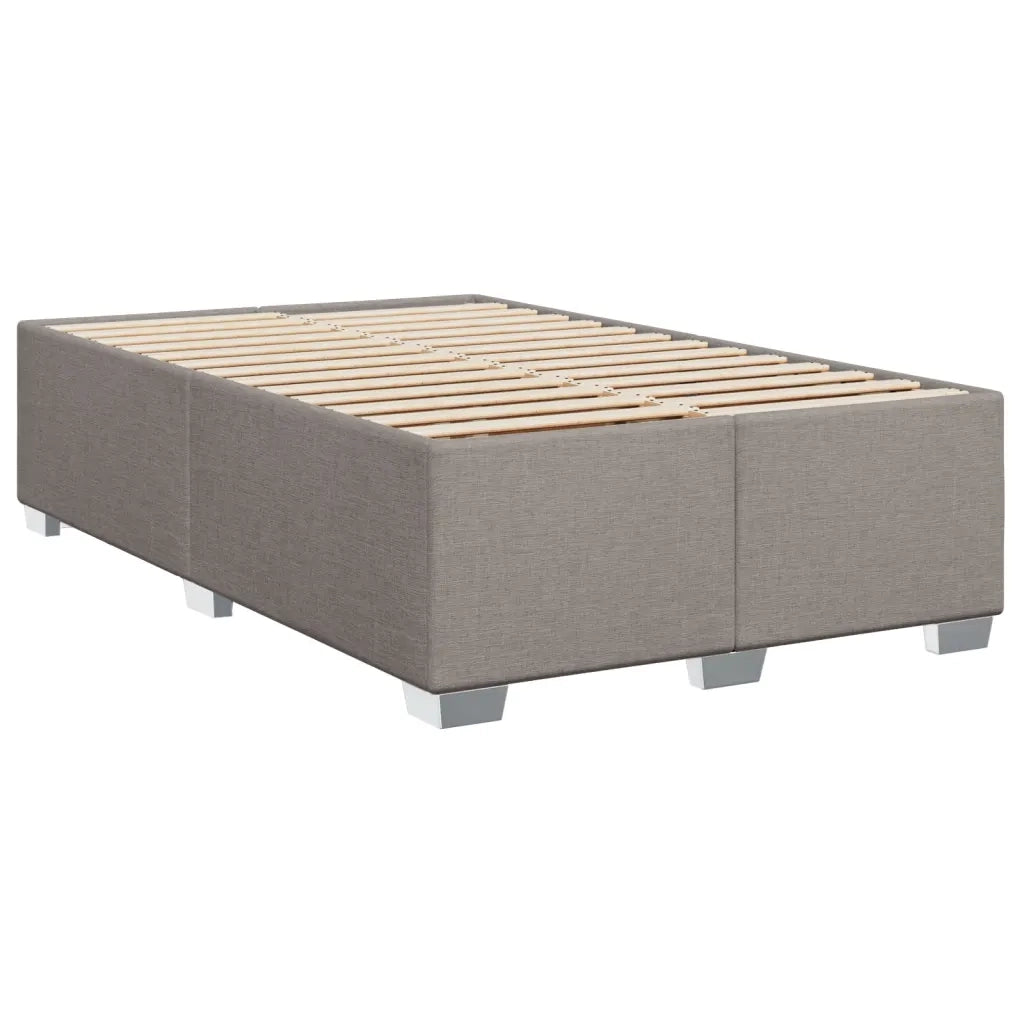 Giroletto a Molle con Materasso Tortora 120x200 cm in Tessuto 3292773