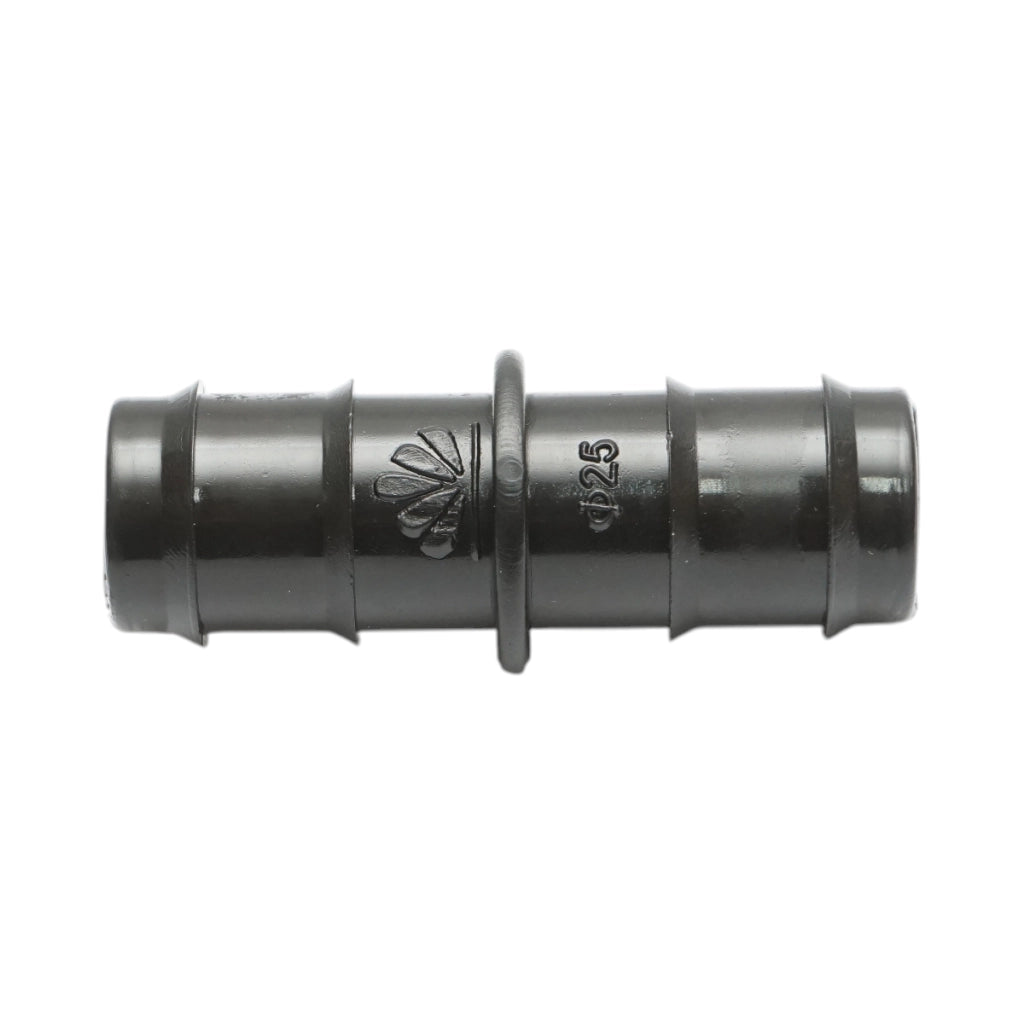 Connettore diritto per tubo di irrigazione a goccia 25x25 mm per sistemi di irrigazione