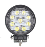 Lampada di lavoro LED da 27W, adatta per trattori, fari LED, proiettori, luci posteriori e accessori per auto.