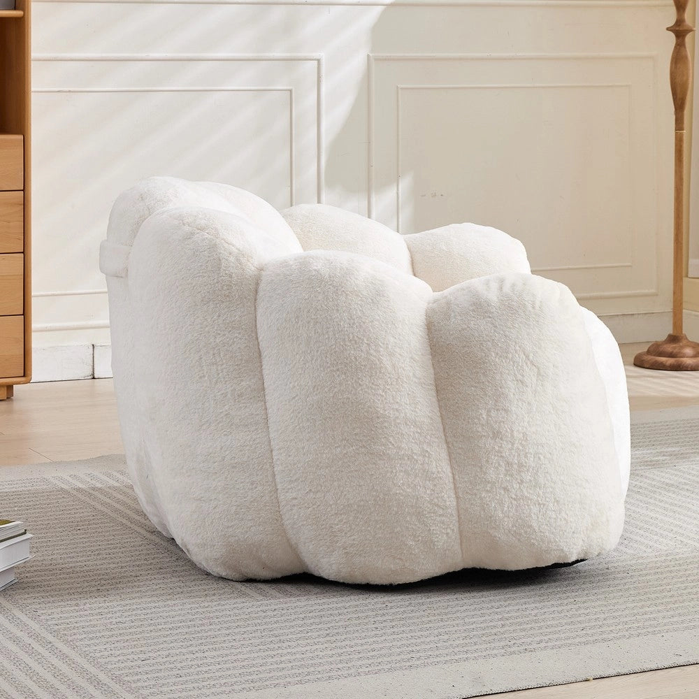 Divano compatto Lotus ¨C Minimal ¨C velluto grigio chiaro, senza montaggio