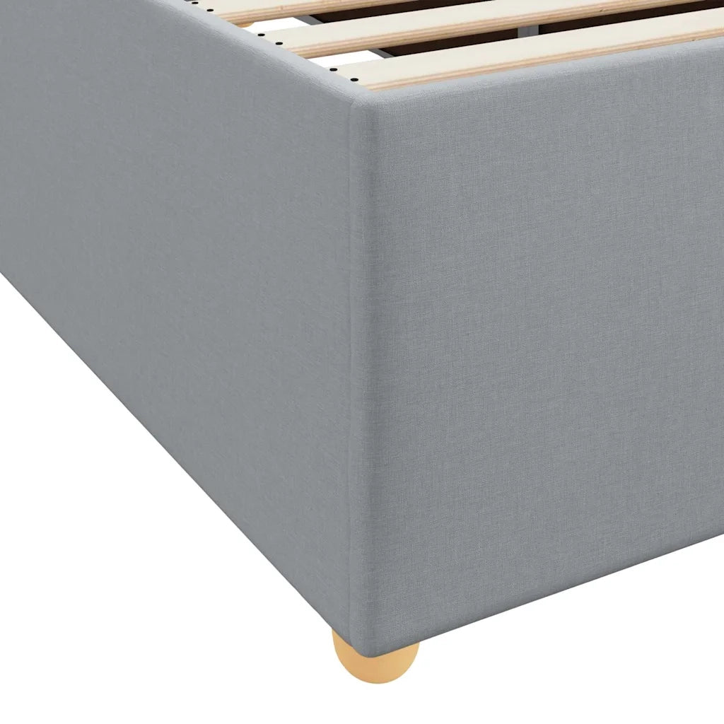 Struttura del letto Grigio chiaro 140 x 200 cm Tessuto 3399356