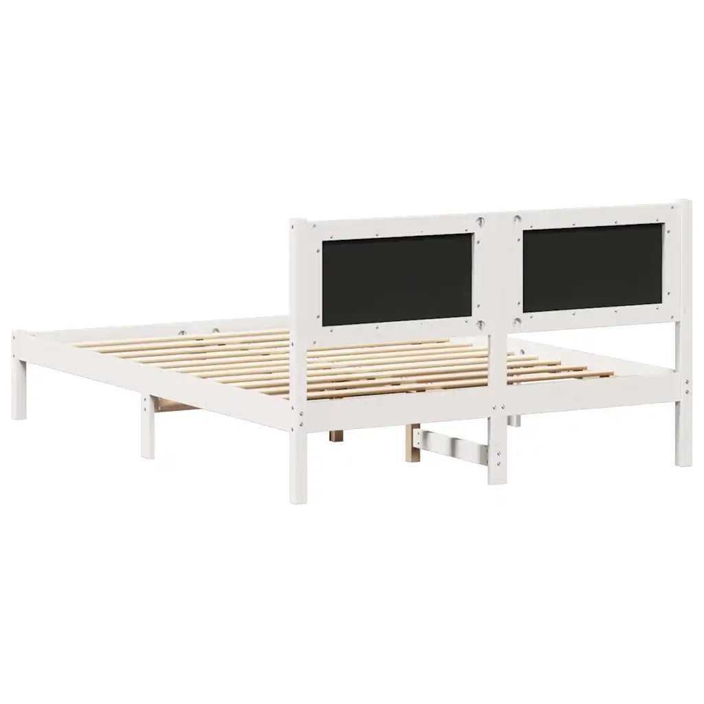 Letto con Testiera Rivestita Grigio chiaro 135 x 190 cm 878273