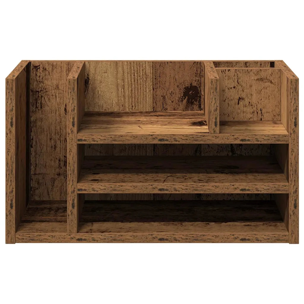Organizzatore da scrivania Legno vecchio 44,5 x 24 x 25 cm CFW4378601
