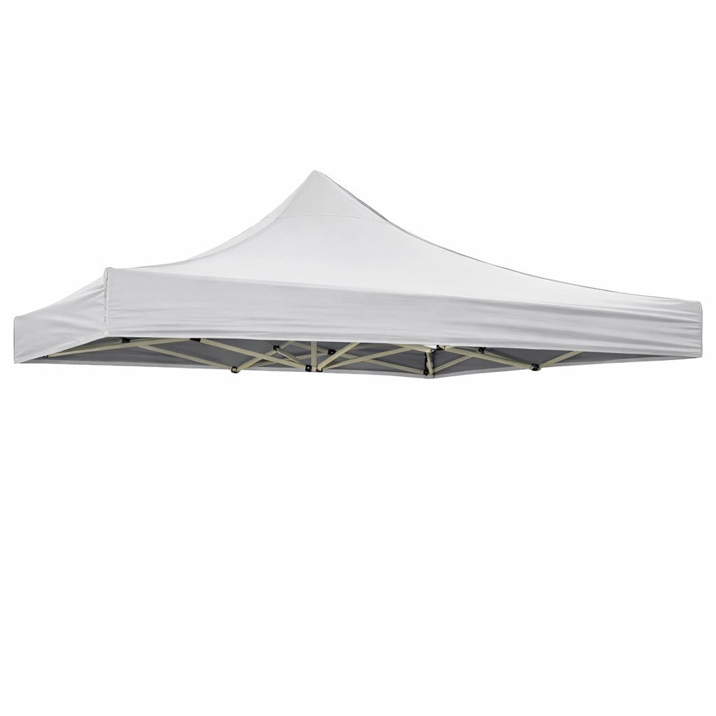 Tetto di Ricambio Impermeabile per Gazebo 2x2 m Market in Tessuto Oxford Bianco