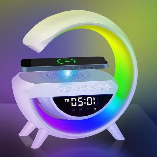 Lampada da Notte LED con Funzione di Ricarica e Alta Fedeltà Bluetooth - sveglia Intelligente 2023