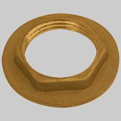 CONTRODADO CON FLANGIA OTTONE GIALLO  11/4     MADE IN ITALY