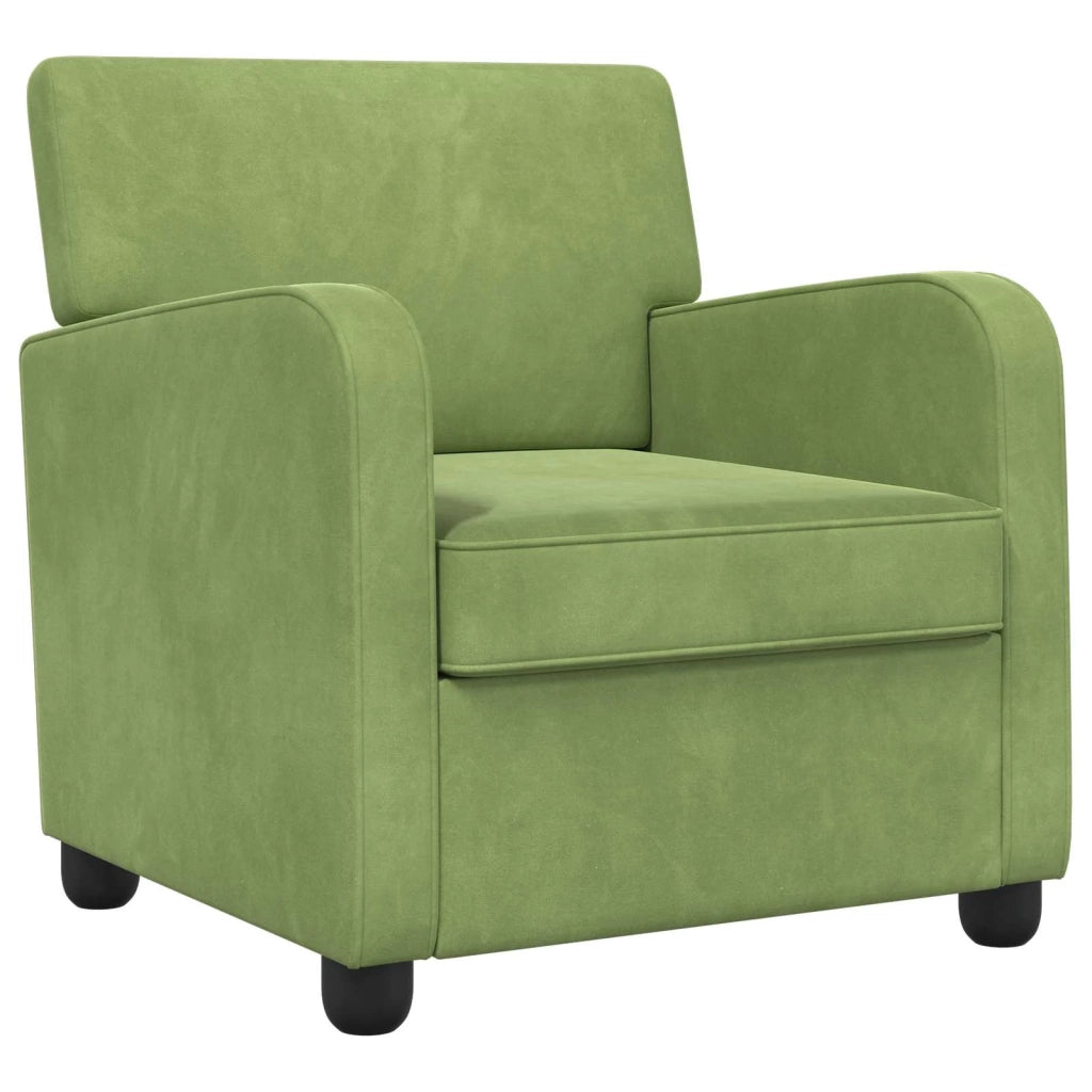 Poltrona Verde chiaro Velluto 42043415