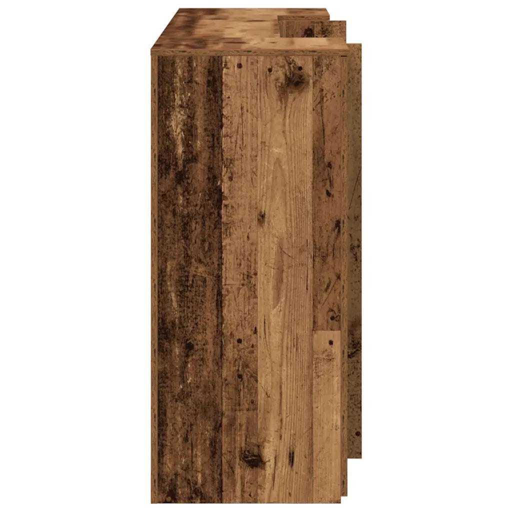 vidaXL Banco Reception Legno Antico 180x50x103,5 cm Legno Multistrato