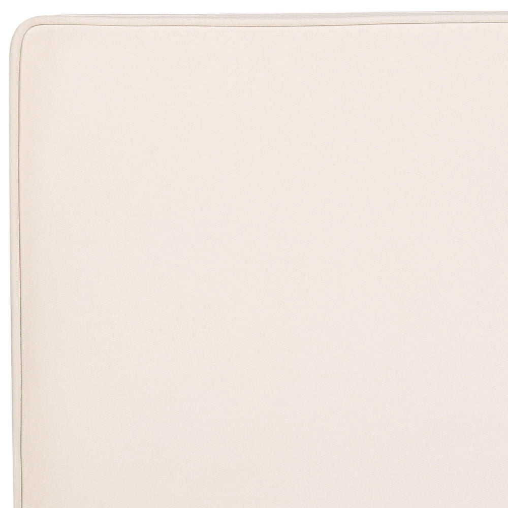 Letto singolo in velluto con telaio imbottito beige camera da letto stile moderno tradizionale