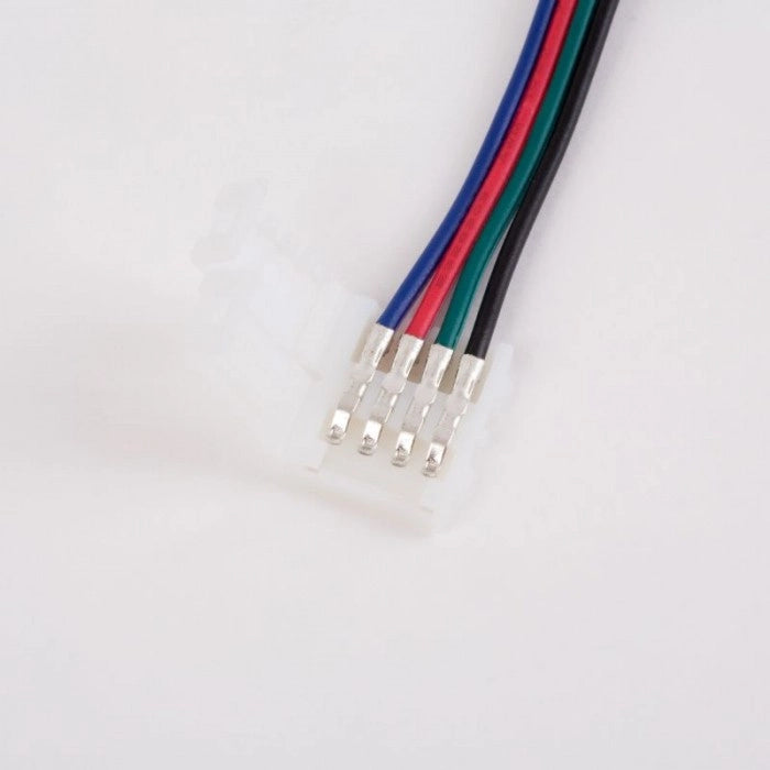 Ecolight connettore doppio RGB strip LED 10mm cavo