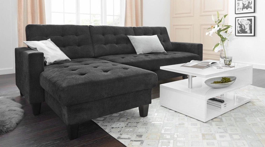 Tavolino a S con Ripiani a Giorno 90x41,5x55 cm Zeta Bianco Lucido