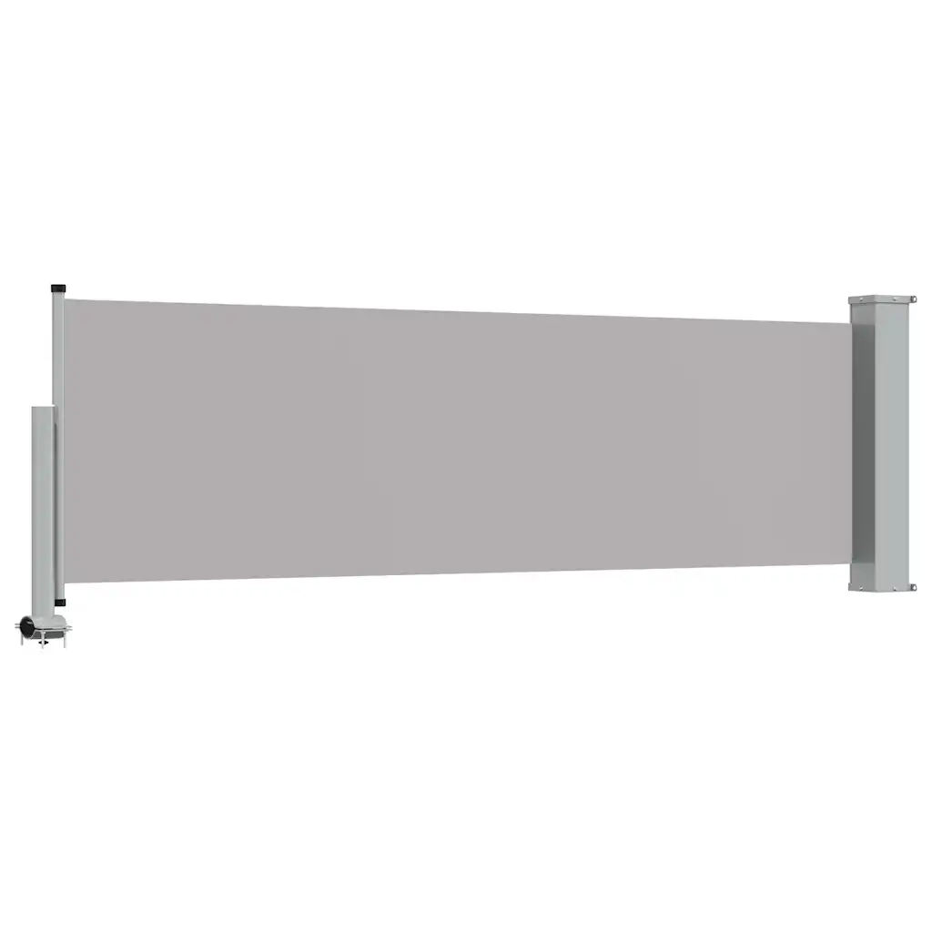Tenda Laterale Retrattile per Patio 80x300 cm Grigia cod mxl 13475