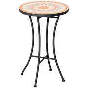 Tavolino da caff¨¨ rotondo ¨C zephmum ¨C giallo+grigio ?35,5cm