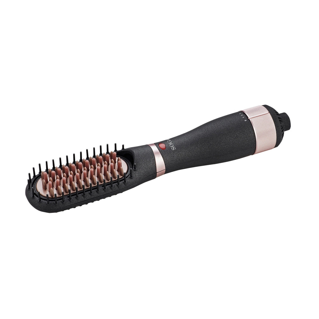 Spazzola lisciante elettrica termica, 34 setole ceramica rivestite, 3 modalità riscaldamento PTC 350W capelli - SOGO
