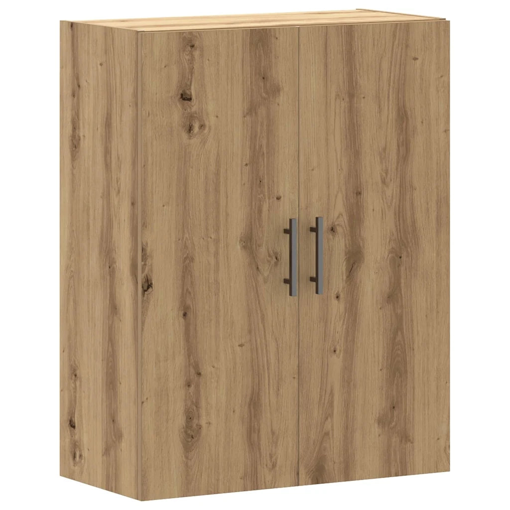 Mobile a Parete Rovere Artigianale 69,5x34x90 cm 857295