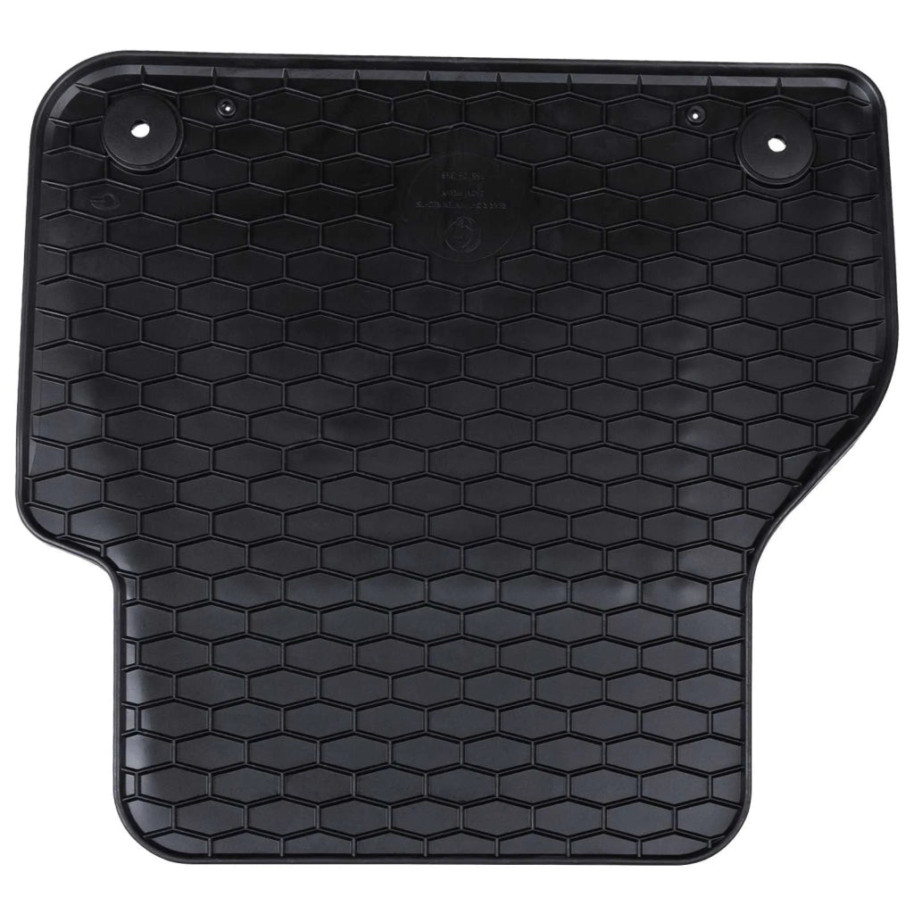 Tappetino per Auto 4 pz Nero Gomma CFW4154379