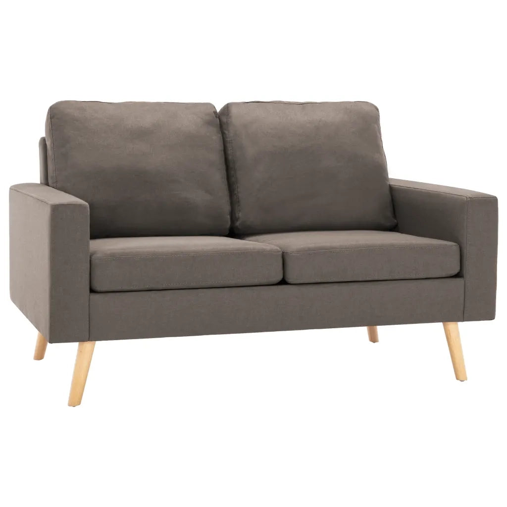 Divano a 2 Posti Grigio Talpa in Tessuto cod mxl 20781