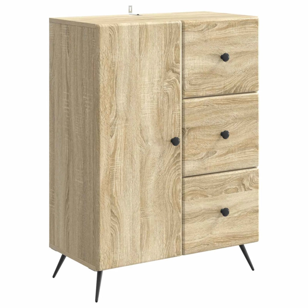 Credenza Rovere Sonoma 66 x 34,5 x 90 cm Legno ingegnerizzato