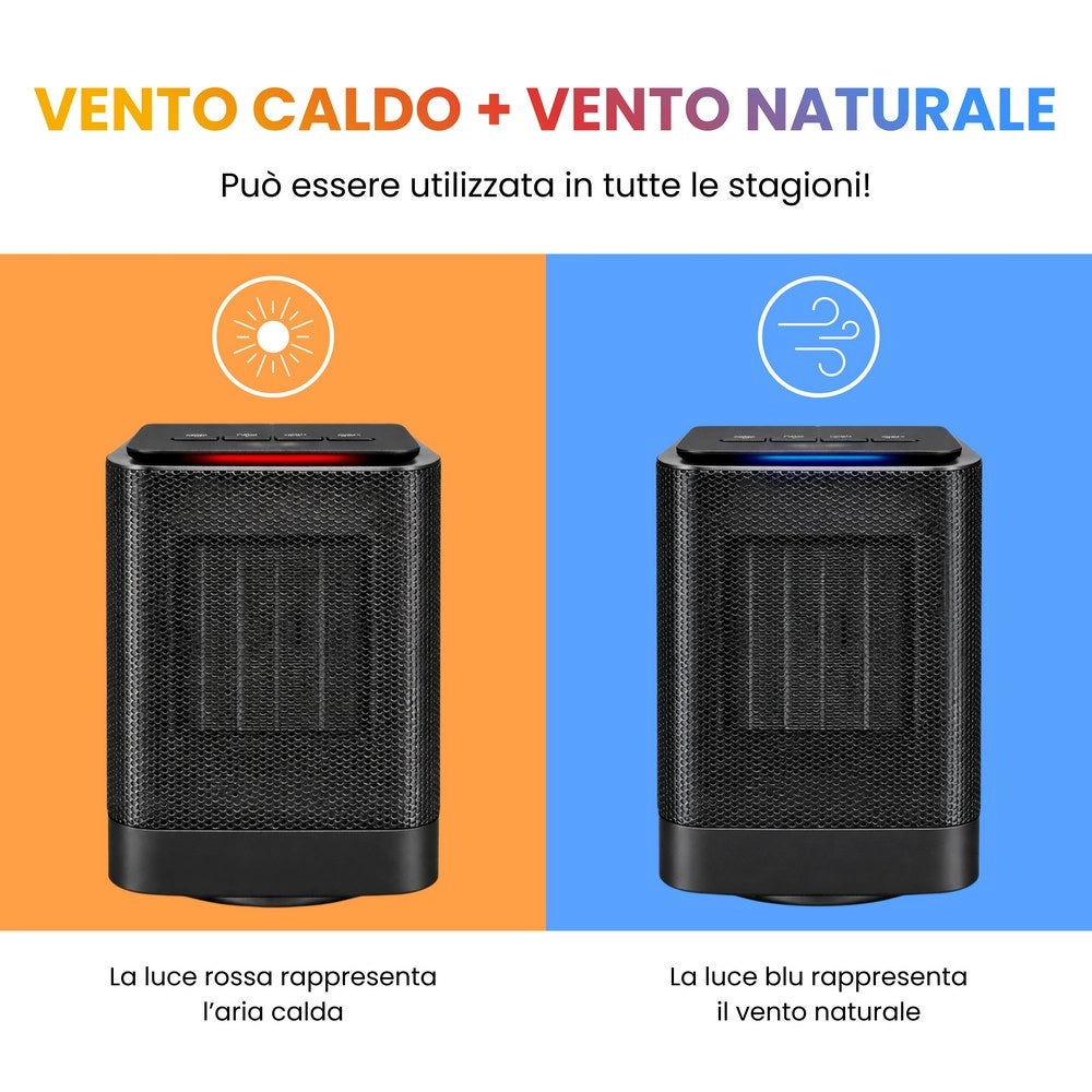 Termoventilatore ceramico 950W basso consumo