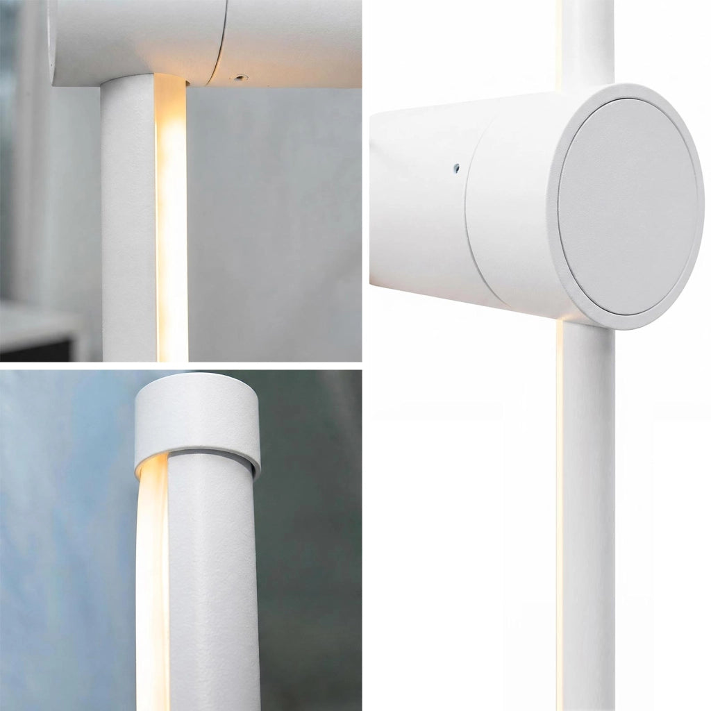 Applique Barra Luminosa Lineare LED 12W CCT Lampada Decorativa Moderna Parete Luce Orientabile Soggiorno Camera da Letto 230V BIANCO