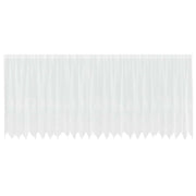 Tenda in Pizzo con tende Bianco 180 x 600 cm Poliestere