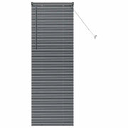 Tendaggi a Veneziana | Tenda a lamelle Grigio scuro 175 x 60 cm Alluminio