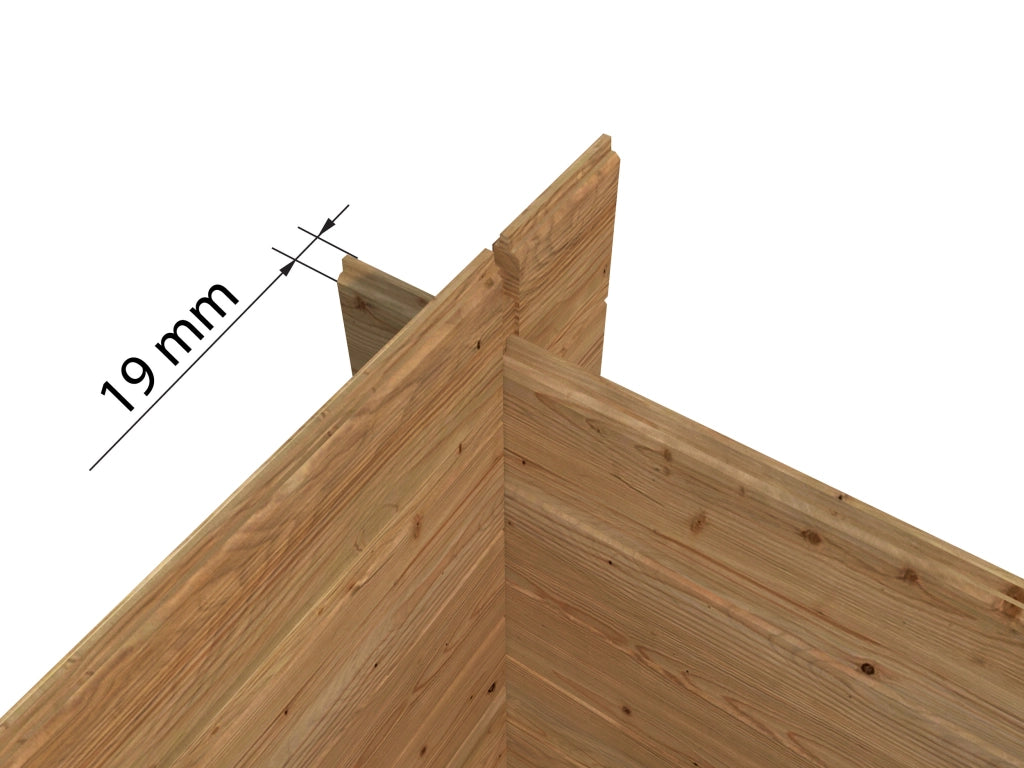 Casetta in legno impregnato Zoe A 176X176