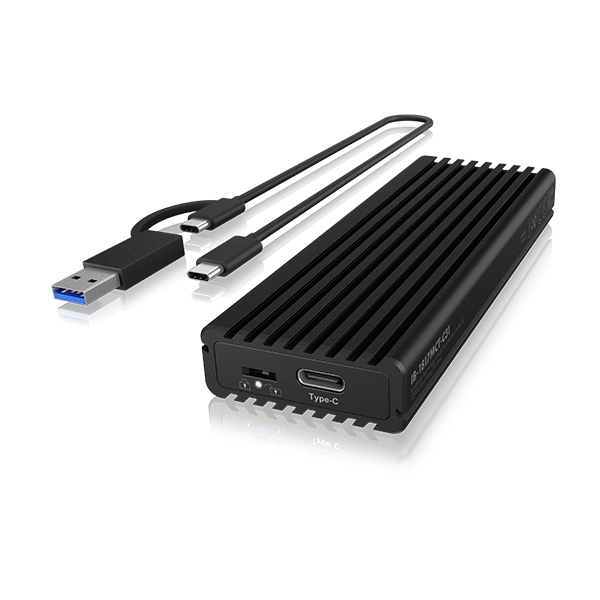 ICY BOX Case esterno per SSD M.2 NVMe con Type-C- 10 Gbit/s- toolless