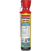 SCHIUMA POLIURETANICA PORTE E FINESTRE CON APPLICATORE SOUDAL 600 ml - SOUDAL