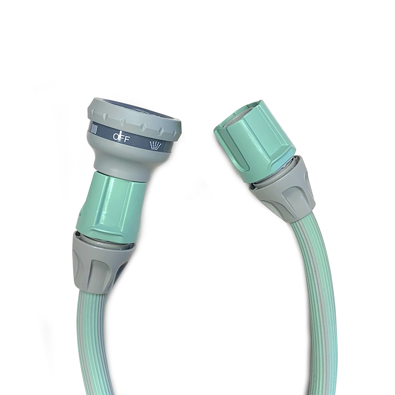 Idroeasy, Tubo Estensibile da Giardino 15 Metri con Doccetta 6 Funzioni e Raccordi, Tubo Giardino 1/2” Antitorsione e Antinodo,Estensibile Fino a 3 Volte la Sua Lunghezza Iniziale, Made In Italy