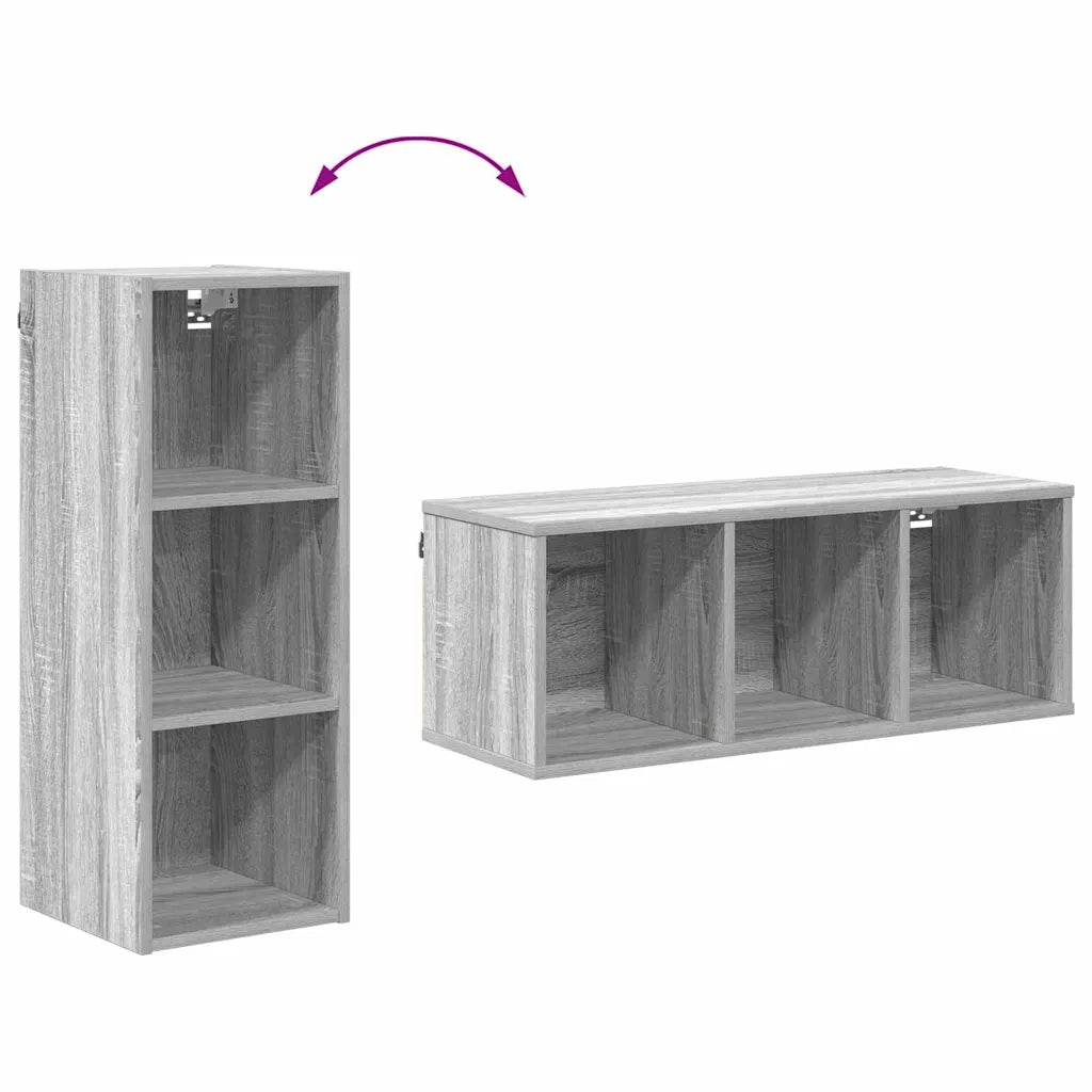 Armadio pensile Grigio Sonoma 30 x 29,5 x 80 cm
