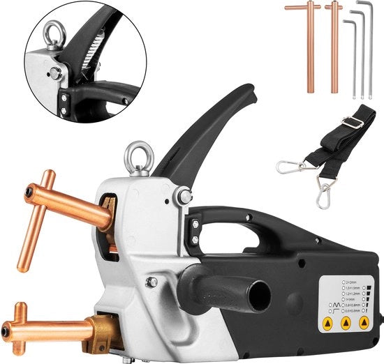 Puntlasmachine elettrica 400v, manubrio portatile, massima profondità di punta 2,0 + 2,0 mm, puntlasmachine per lavorazione di PVC