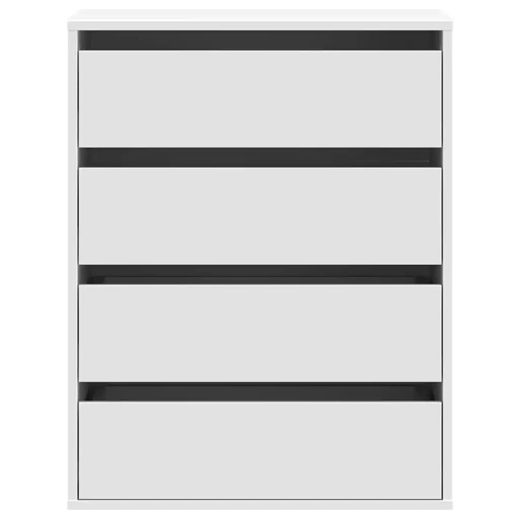 Cassettiera Bianca 60x41x76 cm in Legno Multistrato CFW9679652