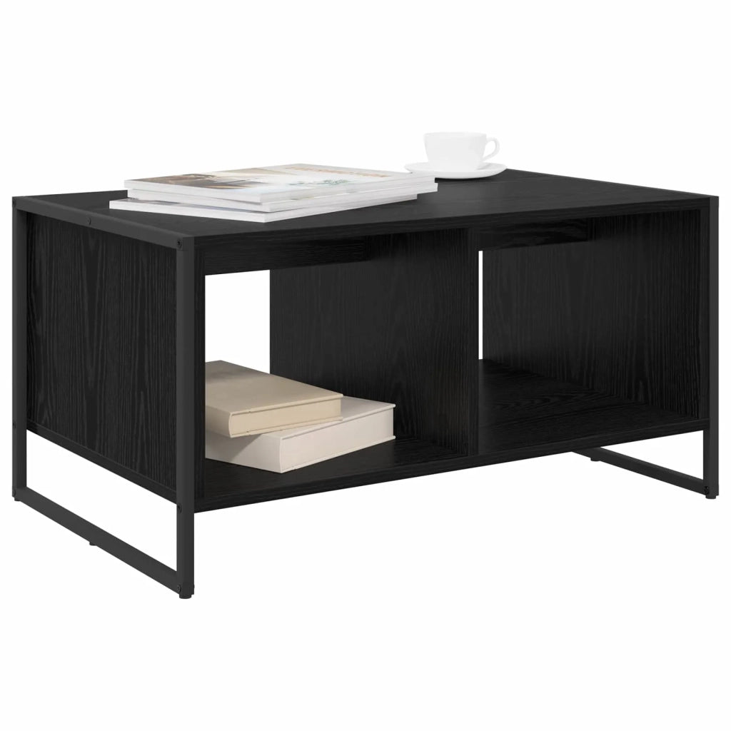 Tavolino da salotto | Tavolino da caff¨¨ | Tavolino da Soggiorno Rovere Nero 80 x 50 x 40 cm