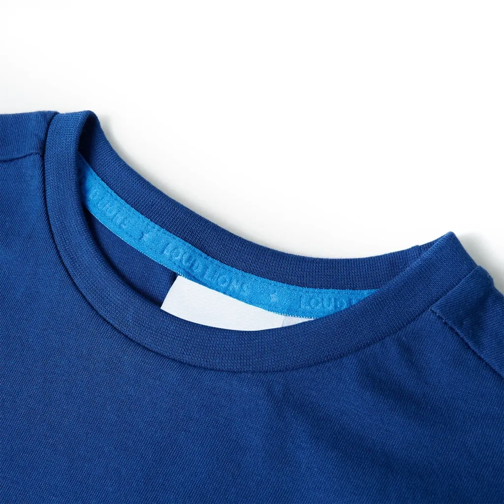 Maglietta per Bambini Blu Scuro 116 12286