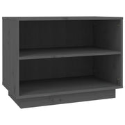 Scarpiera | Mobile per scarpe Grigia 60x34x45 cm in Legno Massello di Pino