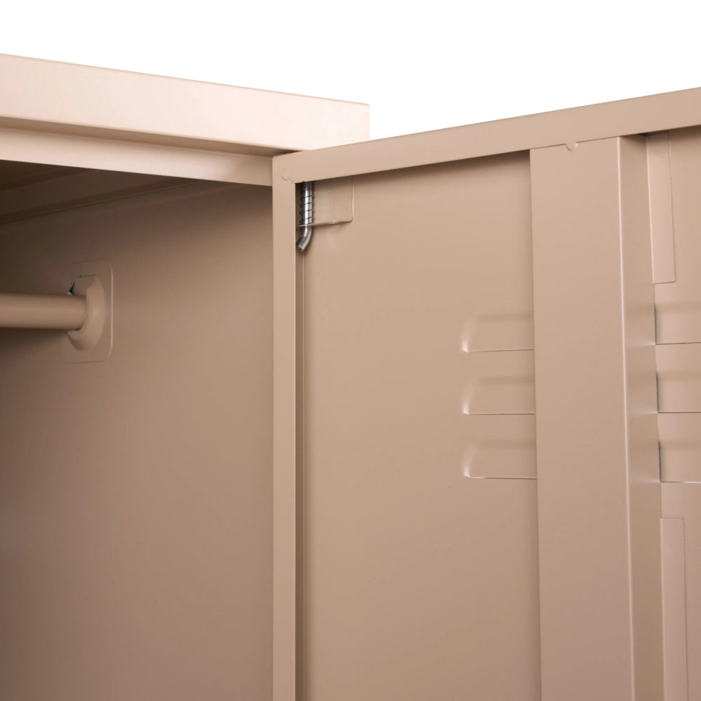 Armadietto metallico per ufficio con 5 ripiani beige moderna per ufficio domestico