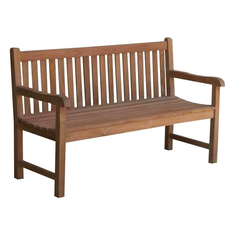 Panca da Giardino 3 posti in Legno Teak cm 150x65x90 - DRISKOLL