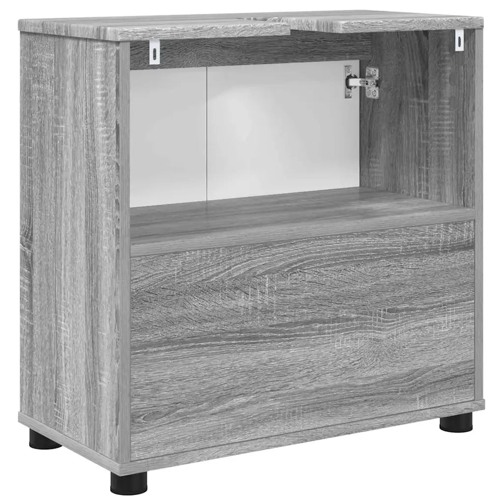 Mobile per lavabo da bagno Grigio Sonoma 60 x 30 x 60 cm